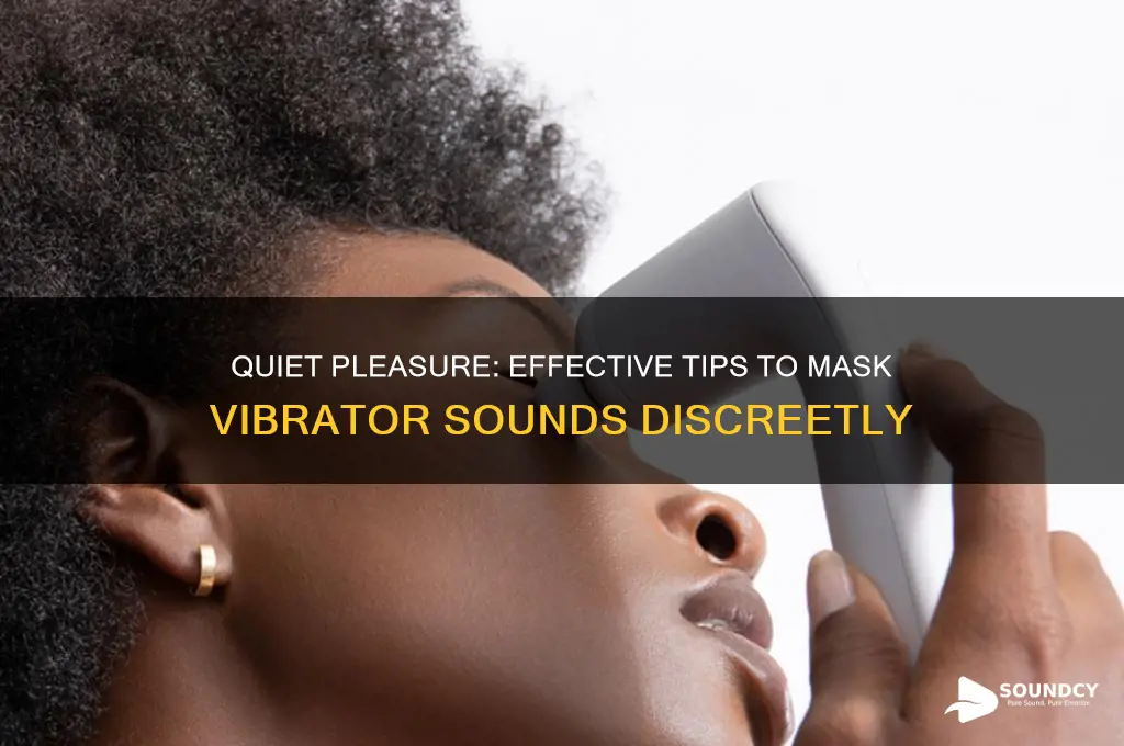 how to mask vibrator sound