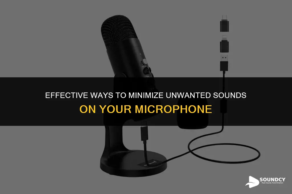 how to maske microphone not detect every sinhlee sound