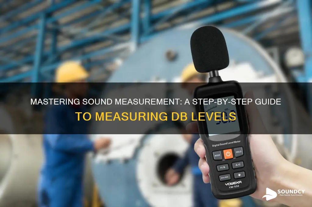 how to measure db sound