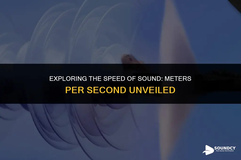 how to measure meters sound will travel per second