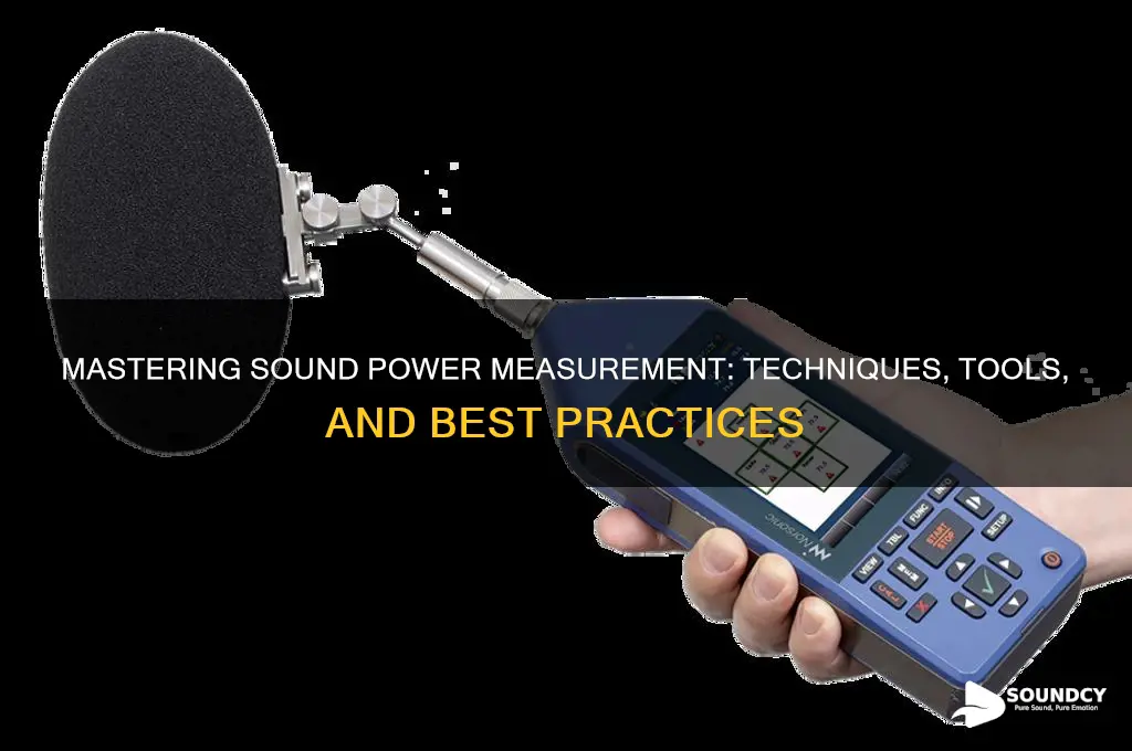 how to measure sound power