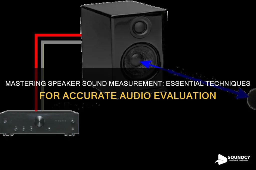 how to measure speaker sound