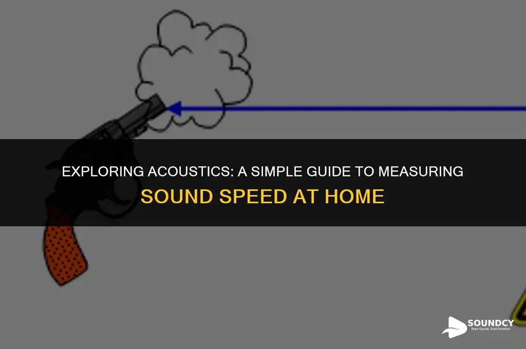 how to measure the speed of sound at home