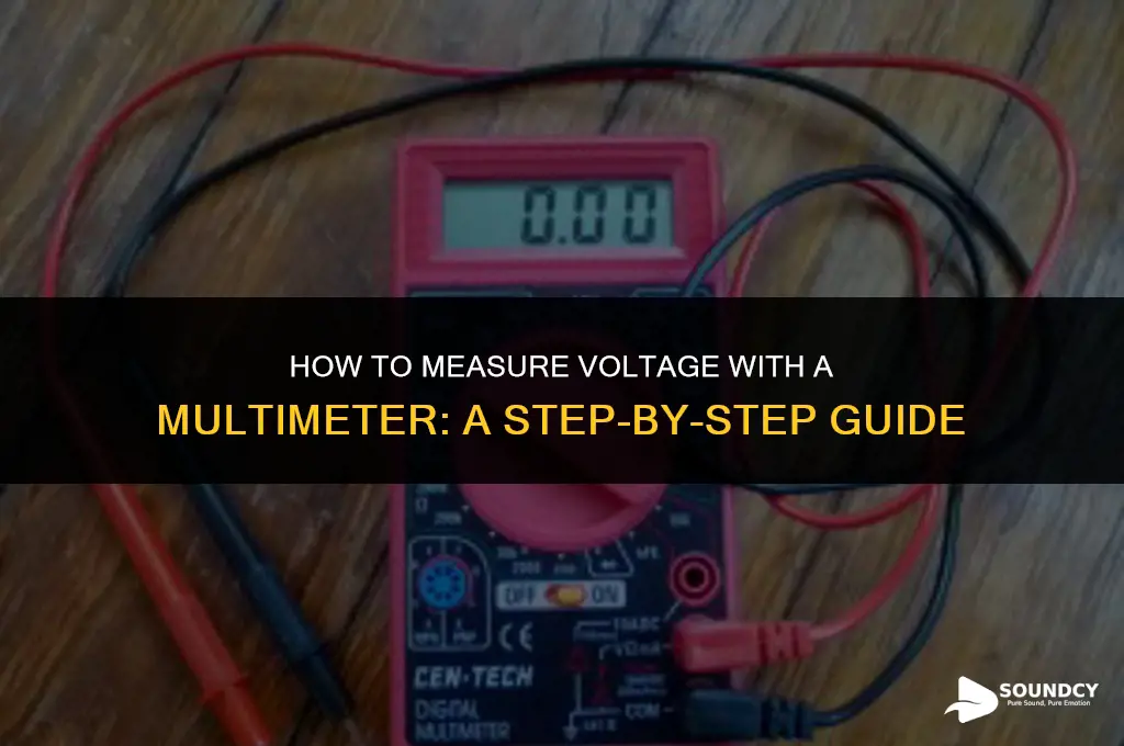 how to measure voltage with a multimeter makes sound
