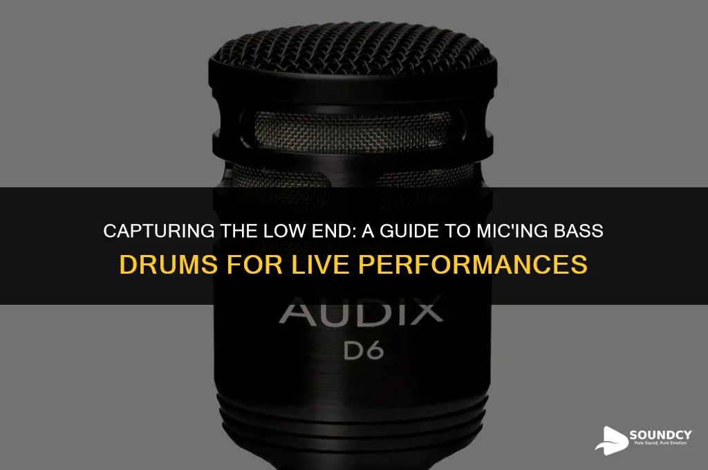 how to mic a bass drum for live sound