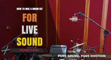 Capturing the Beat: A Guide to Mic'ing Your Drum Kit for Live Performances