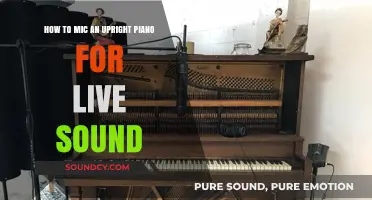 Capturing the Essence: Mic'ing an Upright Piano for Live Performances