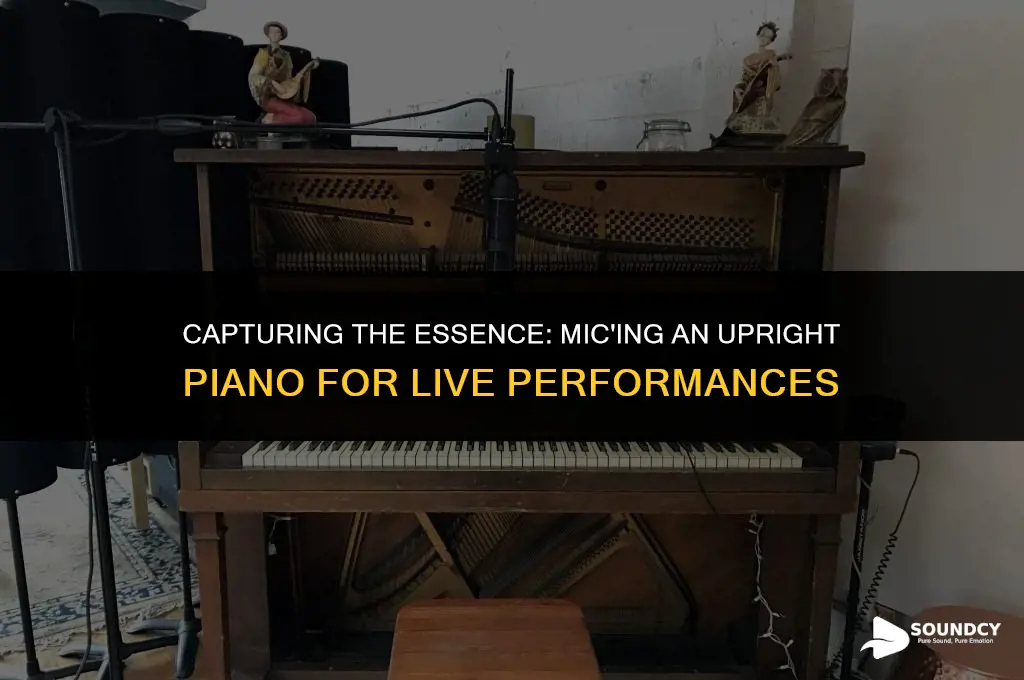 how to mic an upright piano for live sound