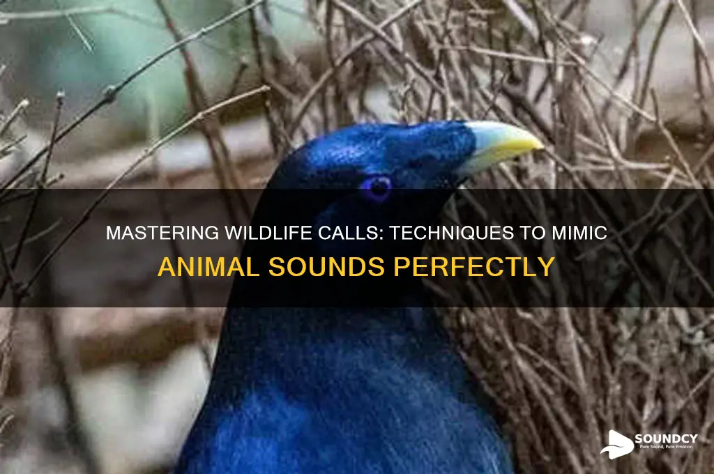 how to mimic animal sounds
