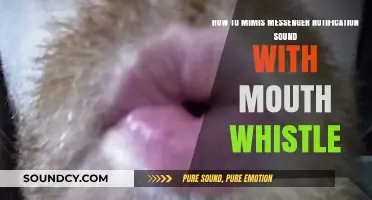 Mimicking Messenger Notification Sounds with Mouth Whistle: A Fun Guide