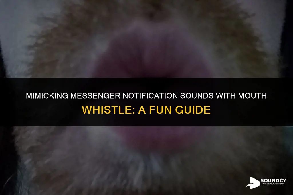 how to mimis messenger notification sound with mouth whistle