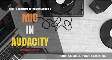 Quiet Typing: Minimizing Keyboard Noise in Audacity Recordings