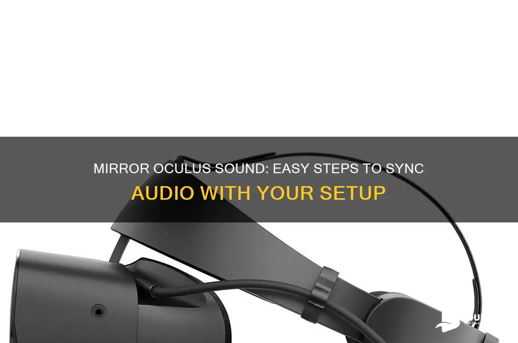 how to mirror oculus sound