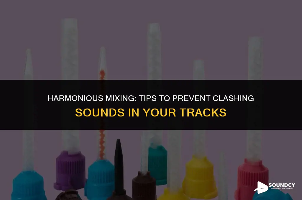 how to mix so that sounds aren