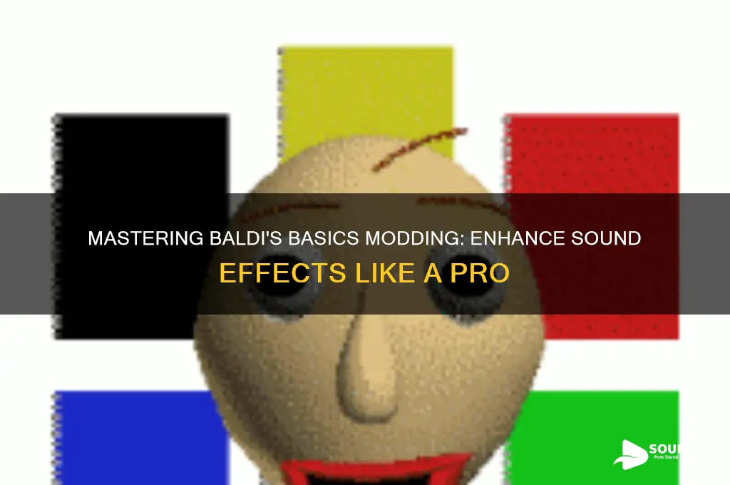 how to mod sound baldi