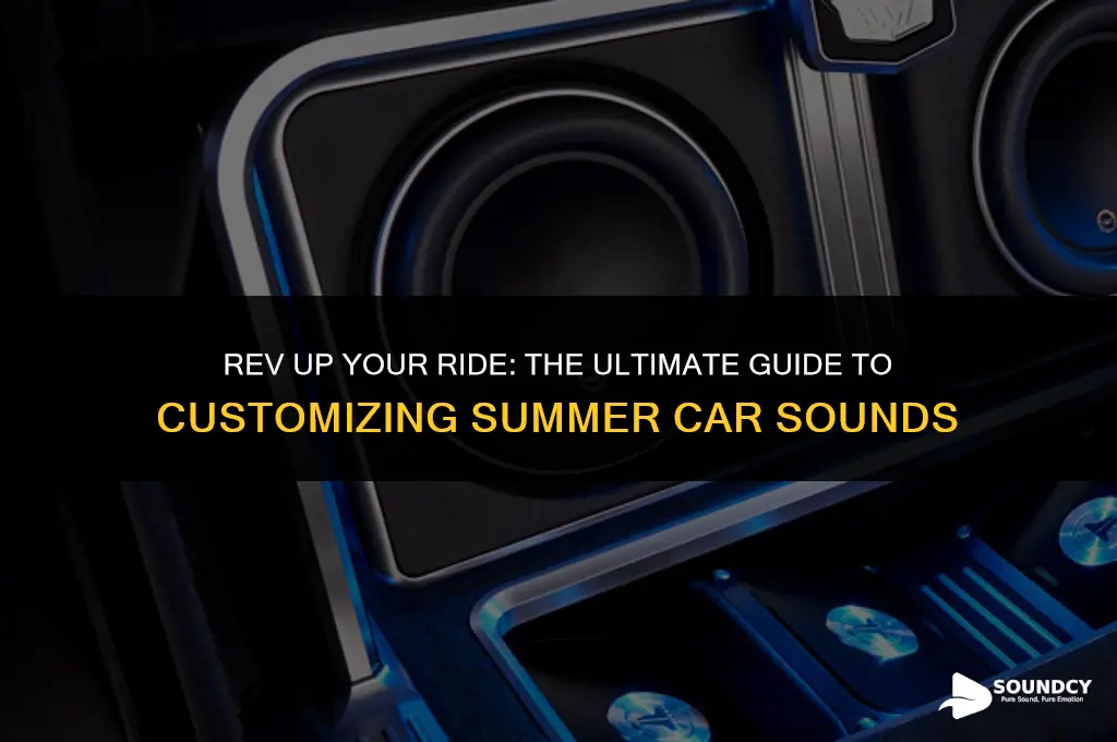 how to modify sound files for my summer car