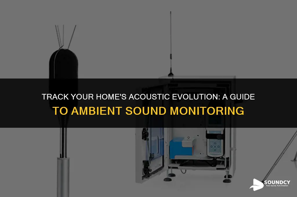 how to monitor sound in house over time ambient