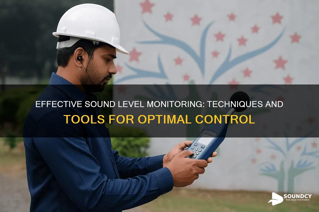 how to monitor sound levels