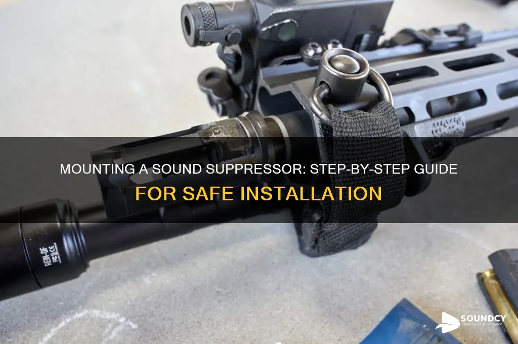 how to mount sound suppressor