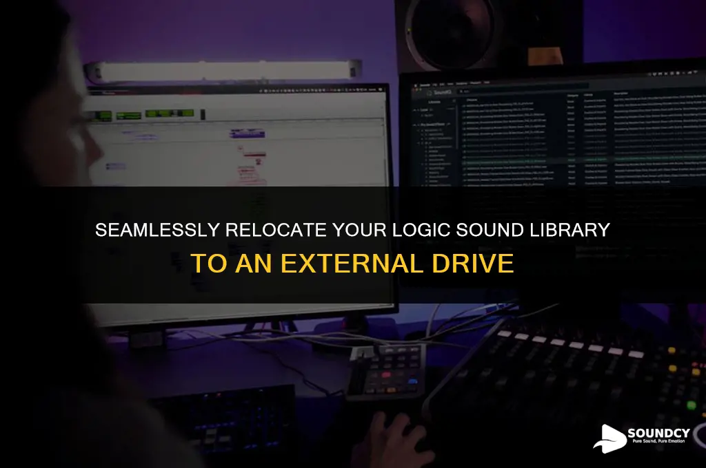 how to move logic sound library to external drive
