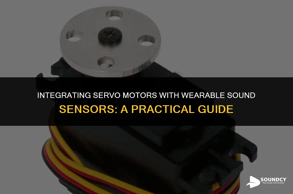 how to move servo motor to wear sound sensor