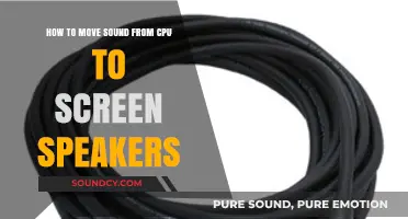 Effortlessly Redirect Audio: CPU to Screen Speakers Guide