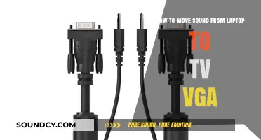 Effortless Audio Transfer: Laptop to TV via VGA