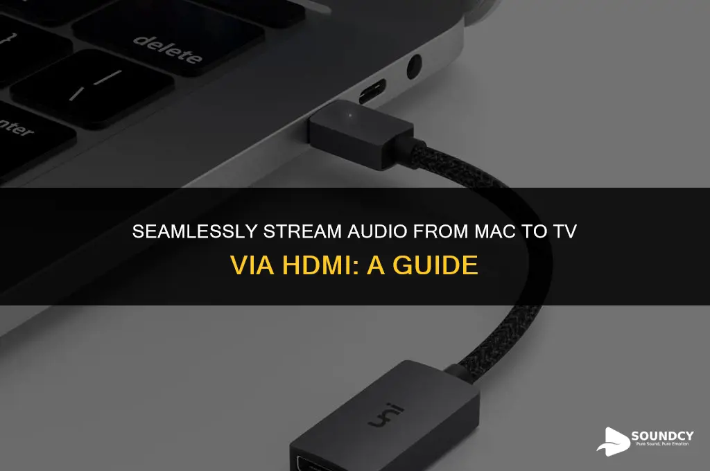 how to move sound from mac to tv hdmi