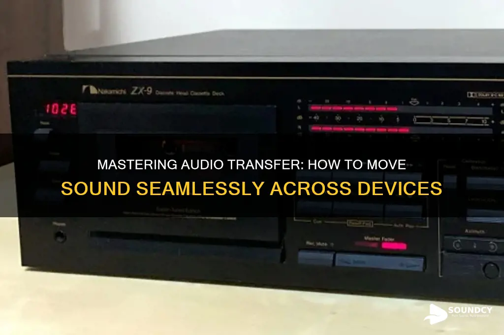 how to move sound from