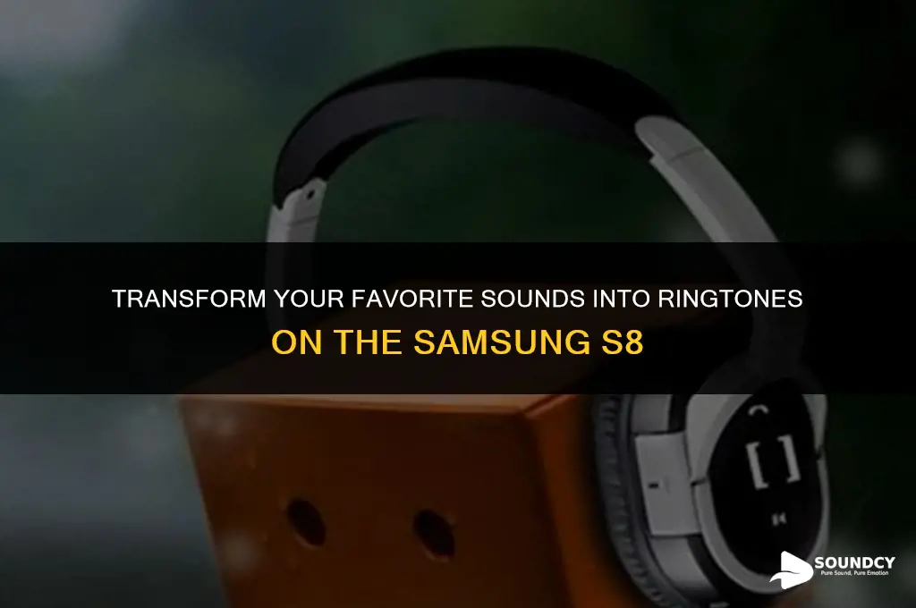 how to movr a sound to ringtones on s8
