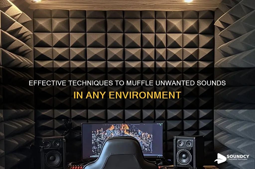 how to muffle a sound