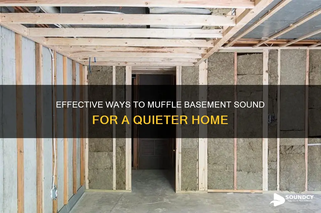 how to muffle basement sound
