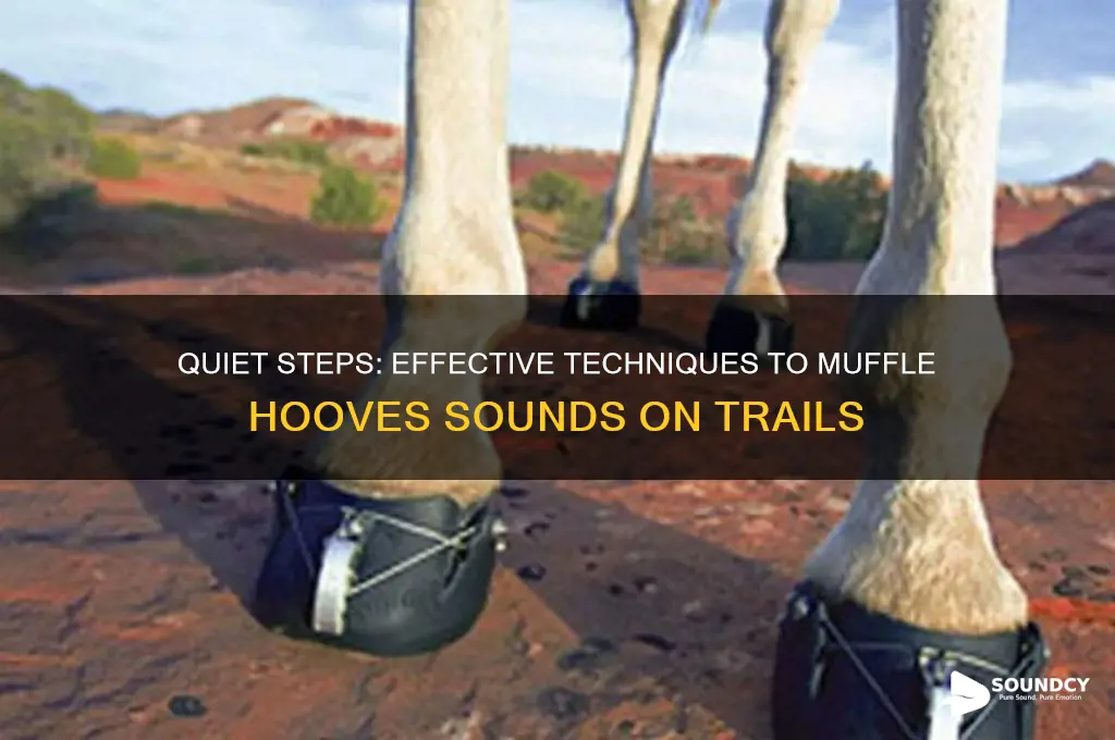 how to muffle hooves sounds