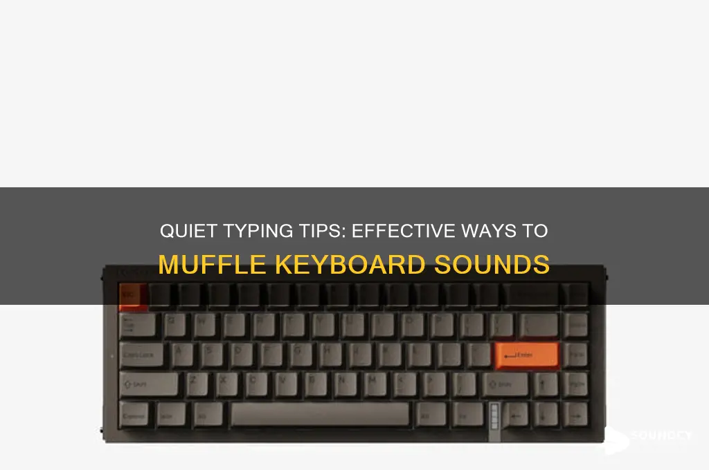 how to muffle keyboard sounds