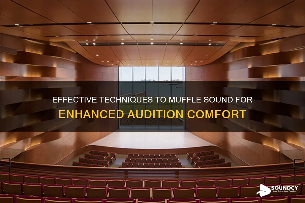 how to muffle sound audition