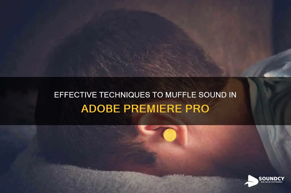 how to muffle sound premiere