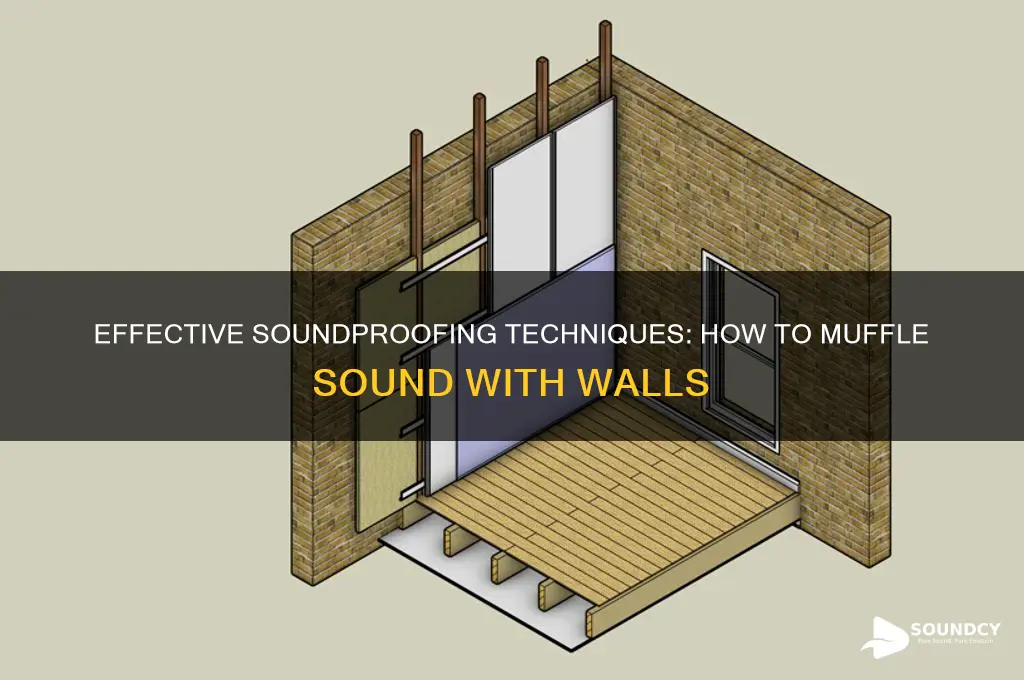 how to muffle sound walls