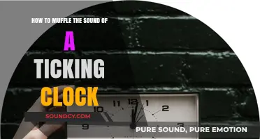 Silencing Time: How to Muffle the Sound of a Ticking Clock