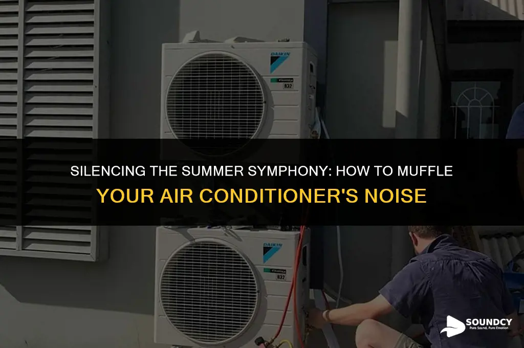 how to muffle the sound of an air conditioner