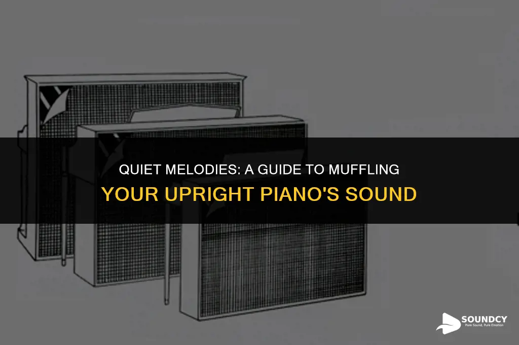how to muffle the sound of an upright piano