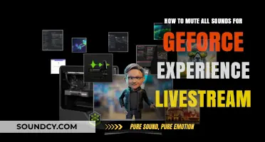 Silencing the Stream: A Guide to Muting GeForce Experience Livestream Sounds
