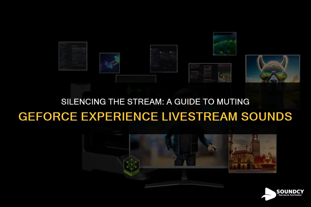 how to mute all sounds for geforce experience livestream