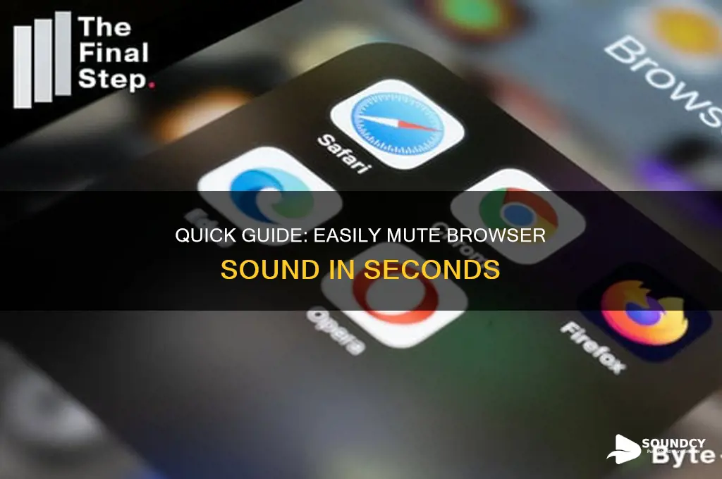 how to mute browser sound