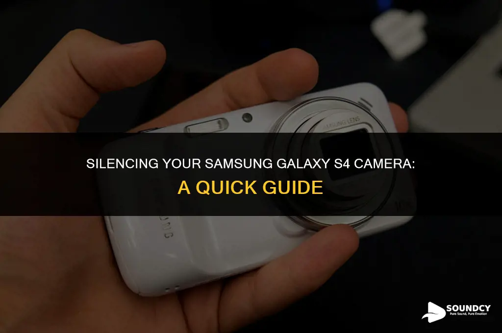how to mute camera sound on samsung galaxy s4
