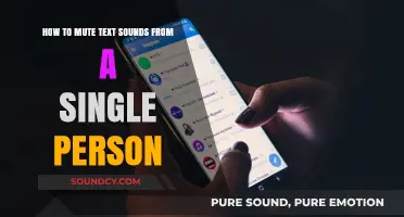 Silencing Text Sounds: A Guide to Muting Individual Notifications