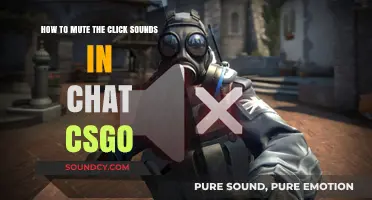 Silencing Clicks: A Guide to Muting Sounds in CS:GO Chat