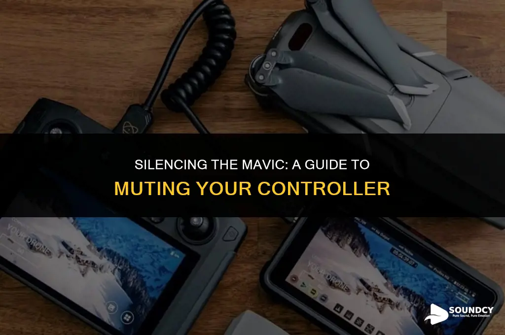 how to mute the sound of the mavic controller