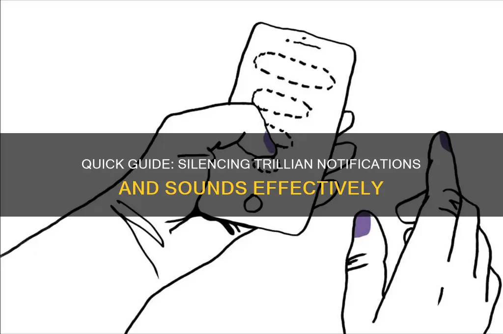 how to mute trillian sounds