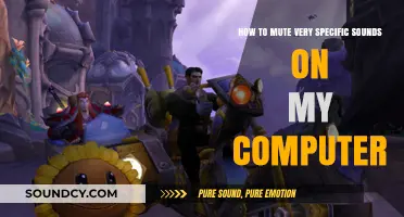 Silencing Specific Sounds: A Guide to Customizing Your Computer's Audio