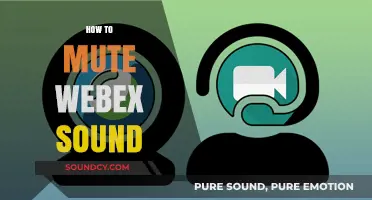 Quick Guide: Muting Webex Sound for Distraction-Free Meetings